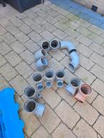 Diverse pvc t-stukken van 125mm enz., Doe-het-zelf en Verbouw, Buizen en Afvoer, Bochten, Pvc, Ophalen of Verzenden, Zo goed als nieuw