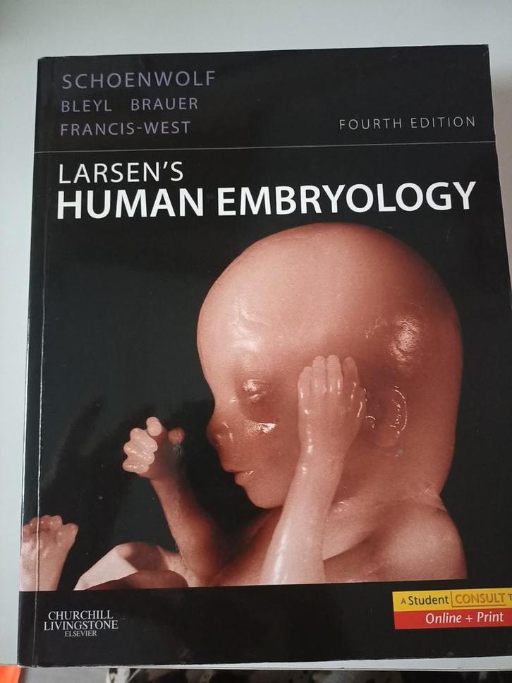 Larsen's Human Embryology - 4e Editie, Boeken, Studieboeken en Cursussen, Zo goed als nieuw, WO, Beta, Ophalen of Verzenden