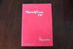 Triumph Spitfire IV owner's handbook instructie boekje, Auto diversen, Handleidingen en Instructieboekjes, Ophalen of Verzenden