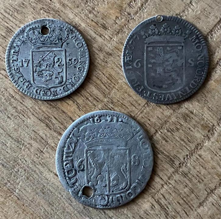 diverse provinciale munten, Postzegels en Munten, Munten | Nederland, Setje, Overige waardes, Vóór koninkrijk, Zilver, Ophalen