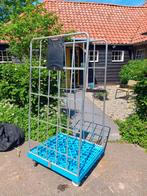 2x rolcontainer 2-heks, met rubberen spanband, Doe-het-zelf en Verbouw, Transportwagens, Ophalen, Gebruikt, Transportkar