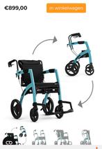 Rolstoel/ rollator. 2in1, Ophalen, Inklapbaar, Zo goed als nieuw, Duwrolstoel