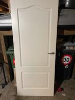 Massief houten binnendeur, linksdraaiend 200x83, Ophalen, Gebruikt, 80 tot 100 cm, Binnendeur