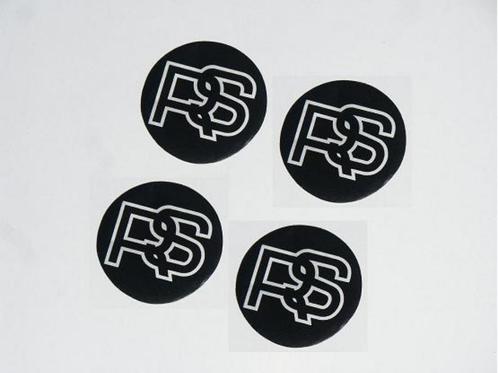 Ford Escort Mk2 RS Centercap sticker logo's zwart., Auto-onderdelen, Klein materiaal, Ford, Nieuw, Ophalen of Verzenden