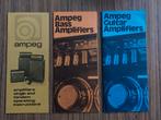 Ampeg folders & handleiding uit de jaren '70 versterkers, Ophalen of Verzenden, Gebruikt, Elektrische basgitaar