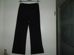 broek zwart met zilveren krijtstrepen mt s of xs, Zwart, Ophalen of Verzenden, Zo goed als nieuw, Maat 34 (XS) of kleiner
