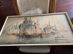 Schilderij schepen in de haven Anton Bernstein, Ophalen
