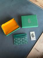 Goyard card holder groen nieuw, Ophalen of Verzenden, Zo goed als nieuw, Groen