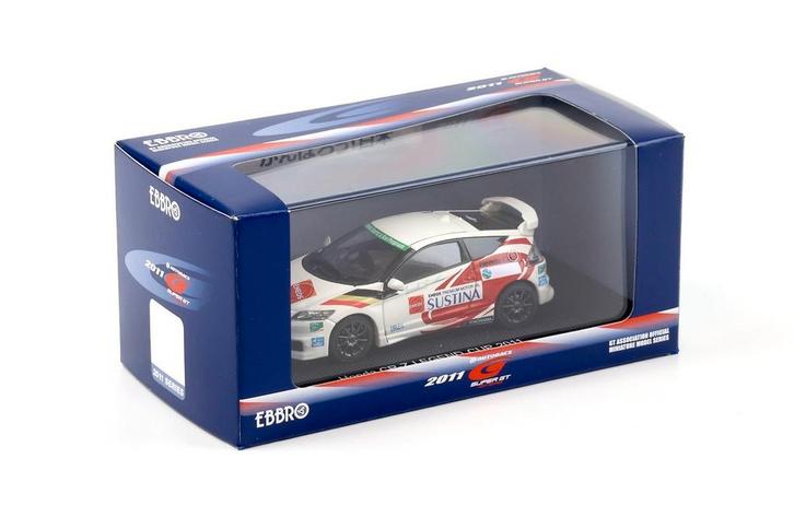 EBBRO 1/43 Honda CR-Z Mugen Legend Cup 2011, Hobby en Vrije tijd, Modelbouw | Auto's en Voertuigen, Nieuw, Auto, 1:50 of kleiner