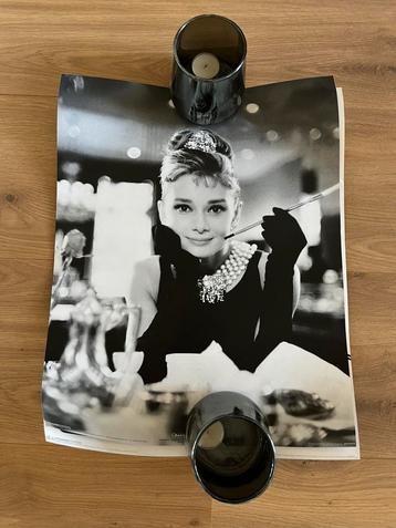 Poster Audrey Hepburn beschikbaar voor biedingen