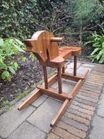 Retro vintage houten hobbelpaard, Ophalen, Gebruikt