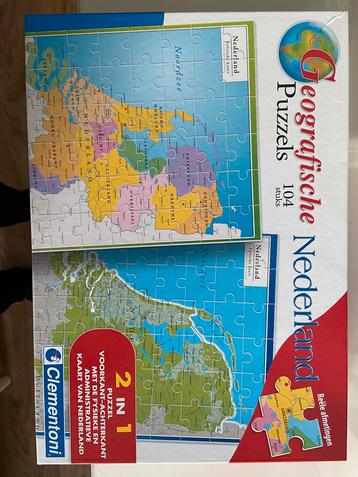 Geografische Puzzel Nederland - Clementoni beschikbaar voor biedingen