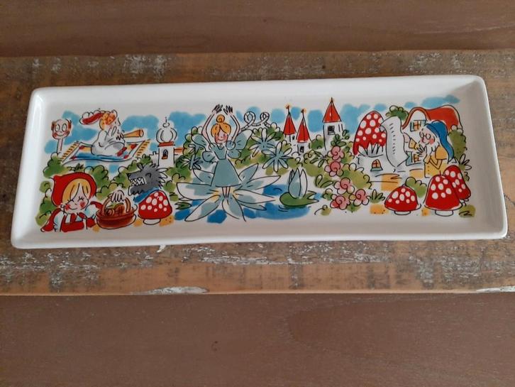Blond Amsterdam Cake Plateau Efteling, Huis en Inrichting, Keuken | Servies, Zo goed als nieuw, Overige typen, Blond Amsterdam