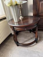 Bijzet tafeltje, Huis en Inrichting, Tafels | Bijzettafels, Minder dan 55 cm, Gebruikt, Rond, Hout