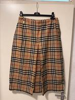 Vintage Burberrys Nova Check Wollen Rok - Maat M, Ophalen of Verzenden, Gedragen, Maat 38/40 (M), Beige