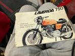 Origineel instructieboekje Laverda 750 SF 750 GT 1972, Motoren, Ophalen of Verzenden, Overige merken