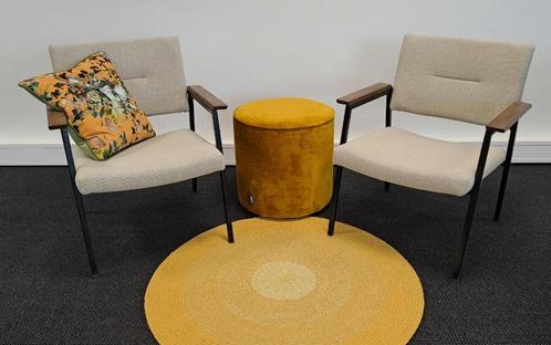 Bodilson eetkamerstoel Dexter, Huis en Inrichting, Stoelen, Zo goed als nieuw, Eén, Hout, Metaal, Stof, Overige kleuren, Ophalen