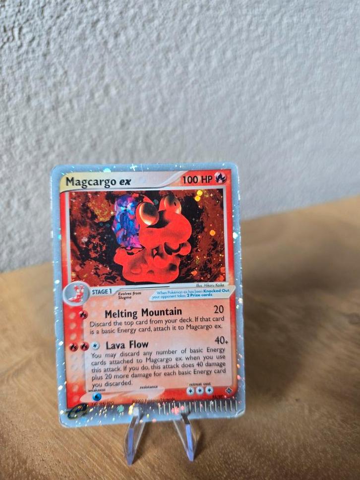 Magcargo EX 95/97, Hobby en Vrije tijd, Verzamelkaartspellen | Pokémon, Zo goed als nieuw, Losse kaart, Foil, Verzenden