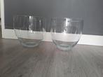 2 zgan grote glazen vazen, Huis en Inrichting, Overige kleuren, Ophalen of Verzenden, Minder dan 50 cm, Glas
