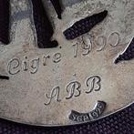 Zilveren Design Broche Viking Schip Noorwegen Gesigneerd, Verzenden, Gebruikt, Zilver, Zilver