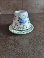 Vintage Yankee Candle kapje en onderzetter, Huis en Inrichting, Ophalen of Verzenden, Zo goed als nieuw, Overige materialen, Minder dan 25 cm