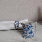 blau saks, mini kannetje, saksisch, 1 persoons roomkannetje, Antiek en Kunst, Ophalen of Verzenden
