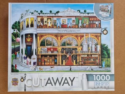 Master Piece puzzel : Bank & Brew, Hobby en Vrije tijd, Denksport en Puzzels, Gebruikt, Legpuzzel, 500 t/m 1500 stukjes, Ophalen of Verzenden