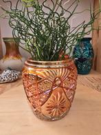 Vintage Carnival glass marigold bloempot, Antiek en Kunst, Ophalen of Verzenden