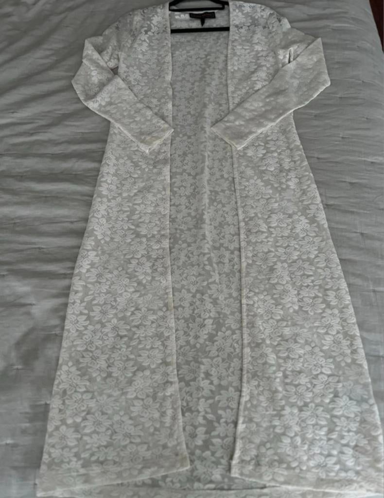 Witte kanten jas - elegant en stijlvol Seven Sisters maat s, Kleding | Dames, Overige Dameskleding, Nieuw, Ophalen of Verzenden