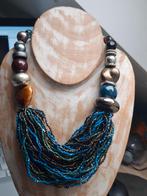 Schitterende statement ketting 2,50 euro, Sieraden, Tassen en Uiterlijk, Oorbellen, Ophalen of Verzenden, Zo goed als nieuw, Overige kleuren