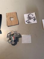 Abarth Scorpion Skeleton Diffuser Grill Badge Achter, Verzamelen, Ophalen of Verzenden, Zo goed als nieuw, Auto's