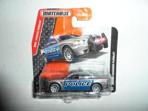 Matchbox - Dodge Charger Pursuit - Police - 1:64, Hobby en Vrije tijd, Modelauto's | Overige schalen, Nieuw, Auto, Ophalen of Verzenden