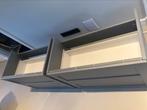 2x onderkast wastafel grijs, ENHET van Ikea met 2 lades, Ophalen, 50 tot 100 cm, Zo goed als nieuw, Minder dan 100 cm