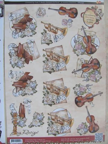 NIEUW AMY Design KNIPVEL vintage KERST instrumenten CD10395 beschikbaar voor biedingen