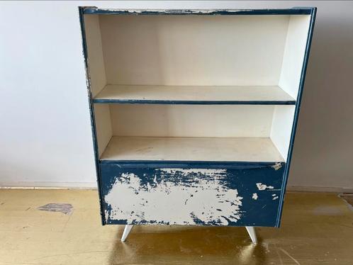 Jaren ‘60 vintage high board opknapper, Huis en Inrichting, Kasten | Boekenkasten, Gebruikt, 50 tot 100 cm, Minder dan 100 cm
