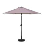 Taupe parasol, 3 meter breed nieuw in doos, Ophalen of Verzenden, Nieuw, 3 tot 4 meter, Waterdicht