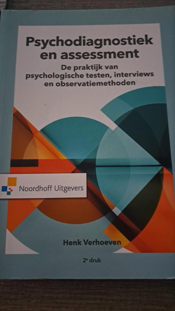 Henk Verhoeven - Psychodiagnostiek en assessment, Boeken, Psychologie, Zo goed als nieuw, Ophalen of Verzenden