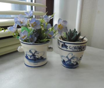 kleine vijzel Delfts blauw aardewerk, geen stamper beschikbaar voor biedingen