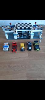 Lego Race Garage met Auto's, Ophalen of Verzenden, Zo goed als nieuw, Complete set, Lego