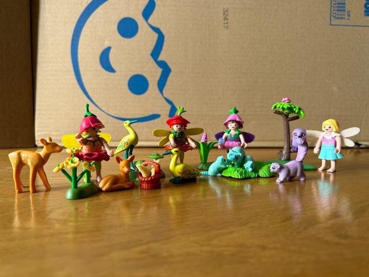 Playmobil Fairies Elfjes 4 sets 9138 – 9139 – 9140 -9141, Kinderen en Baby's, Speelgoed | Playmobil, Gebruikt, Complete set, Ophalen of Verzenden