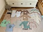 Duurzaam bio kledingpakket (24st) mt74 meisje oa Lil Atelier, Ophalen of Verzenden, Zo goed als nieuw, Maat 74