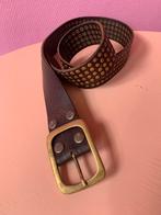 Cowboysbelt leren riem met studs mt.95, Kleding | Heren, Riemen en Ceinturen, Ophalen of Verzenden, Bruin, Zo goed als nieuw