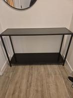 Zwarte dressoir, Ophalen, 100 tot 150 cm, Zo goed als nieuw, Rechthoekig