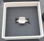 Zilverkleurige ring mt 17, Ophalen of Verzenden, Zo goed als nieuw, 17 tot 18, Dame of Heer