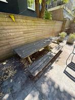 Houten tuintafel, Ophalen, Rechthoekig, Hout