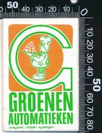 Sticker: Groenen Automatiek - Nijmegen, Verzamelen, Ophalen of Verzenden, Zo goed als nieuw, Bedrijf of Vereniging