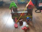 Fisher-Price Mike de Ridder kasteel met geluid (compleet), Ophalen of Verzenden, Zo goed als nieuw, Speelset, Met geluid