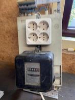 elektrischeteits meter met stopcontact  en aardlek, Ophalen of Verzenden, Gebruikt