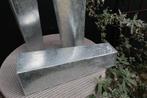 4 metalen buiten bloembakken - Tuin plantenbakken, Tuin en Terras, Bloembakken en Plantenbakken, Ophalen, Nieuw, Tuin, Metaal