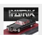 Cadillac Fleetwood Sixty Brougham 1972 Zwart 1-43 Matrix Sca, Overige merken, Matrix Scale Models, Tschuiten@hotmail.com, Auto